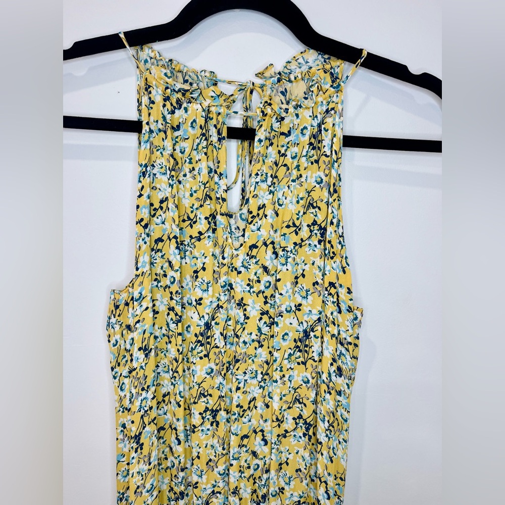 RAMY BROOK • Women’s Silk Yellow Blue Floral Mini Dress Small NWOT - Picture 6 of 11